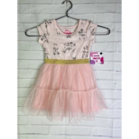 strapless open back dress Girls' Minnie Velvet Tutu Dress 8